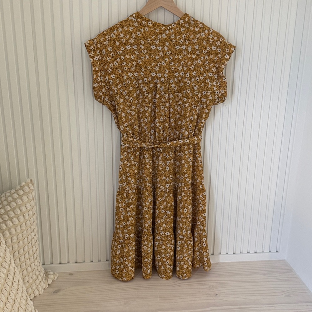 Floral Mustard Dress - Picture 5 of 5